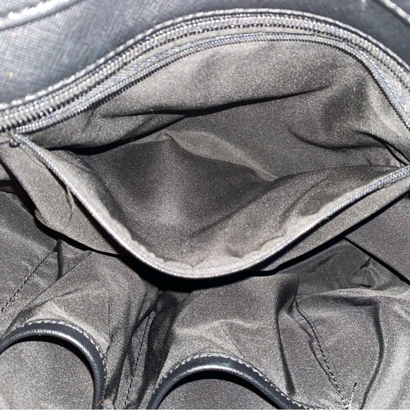 Nine West Python Print Grey/Black/White Faux Leather Shoulder Bag - Picture 8 of 11